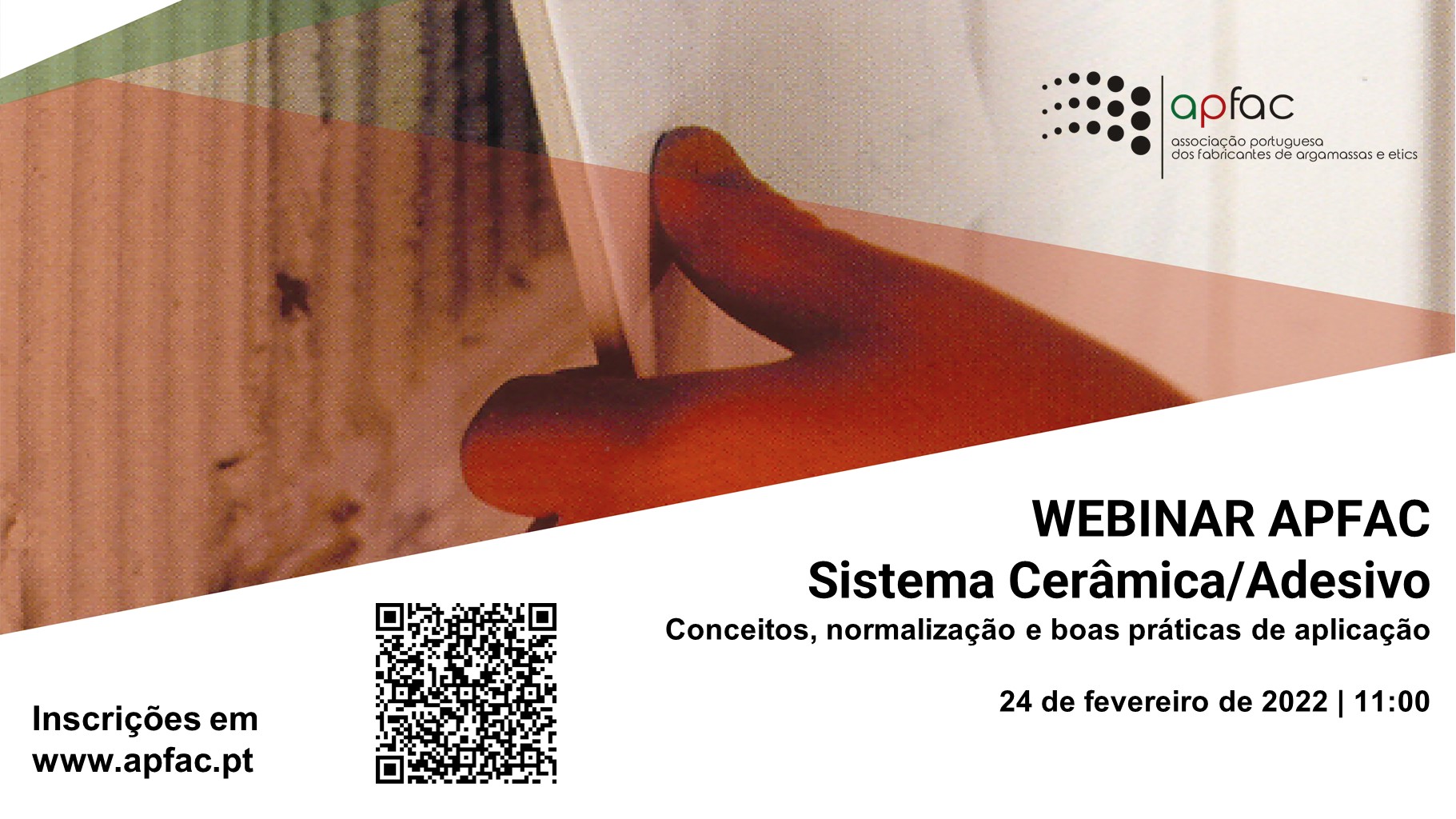 WEBINARS APFAC - SISTEMA CERÂMICA/ADESIVO