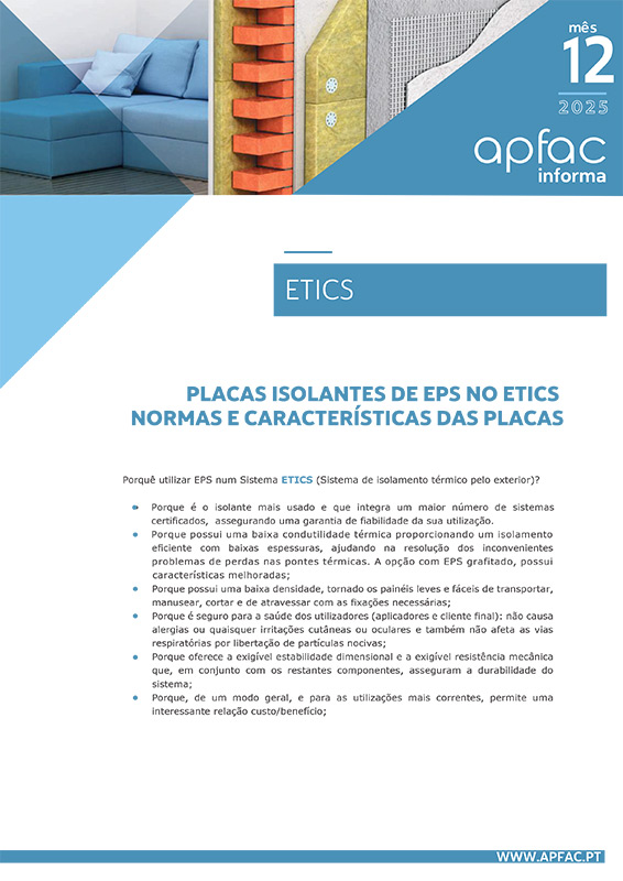 APFAC Informa 25 12 - ETICS-EPS - Normas e características